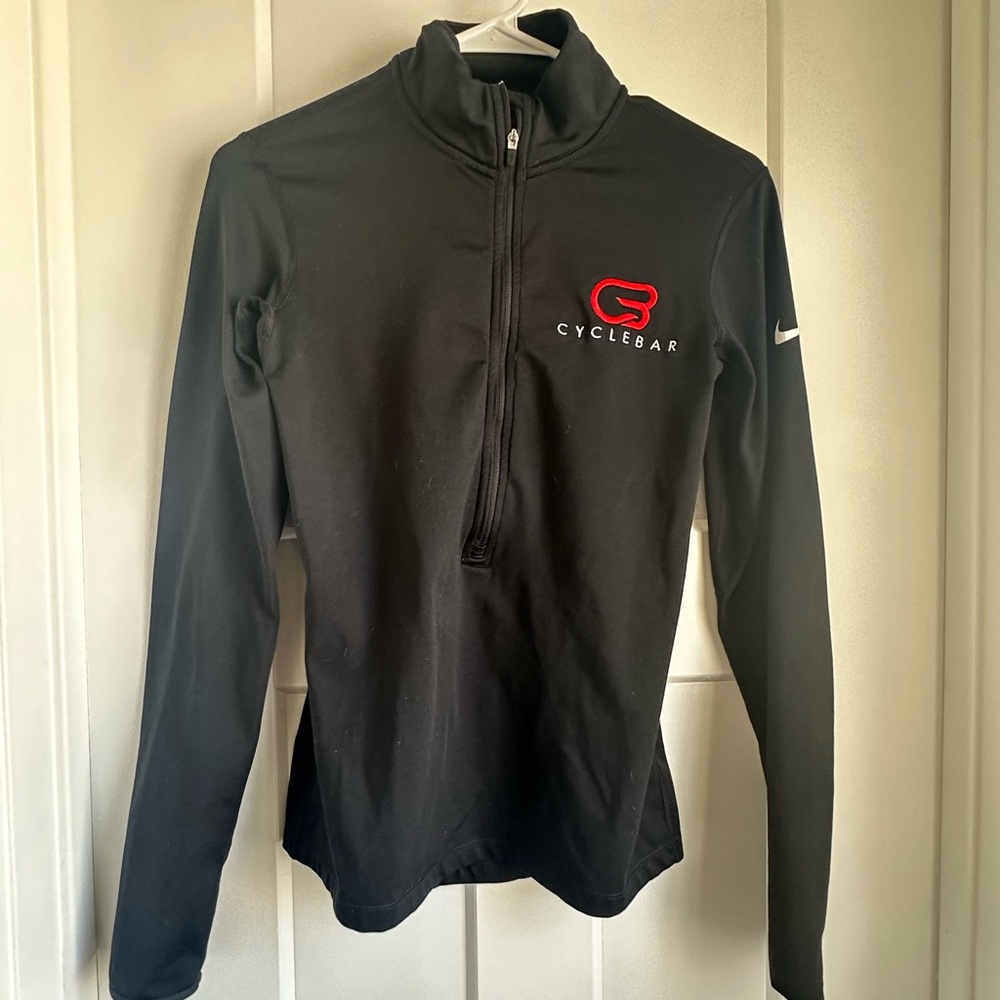Cyclebar X Nike Black Quarter-Zip Pullover